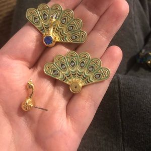 kate spade Jewelry - Kate Spade full plume peacock earrings kate spade Jewelry - Kate Spade full plume peacock earrings